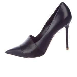Celine Black Leather Heels
